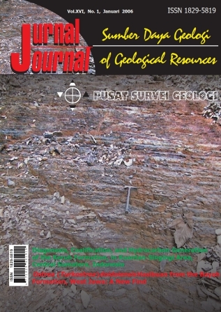 					View Vol. 16 No. 1 (2006): Jurnal Sumber Daya Geologi
				