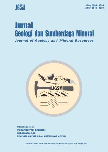 					View Vol. 19 No. 2 (2018): Jurnal Geologi dan Sumberdaya Mineral
				